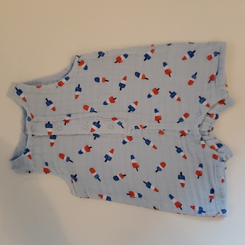 Angel Dear Muslin Romper 3-6 mo